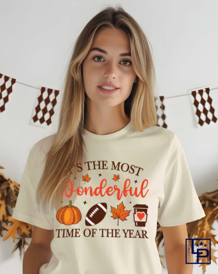 The Most Wonderful Time Fall Tshirt