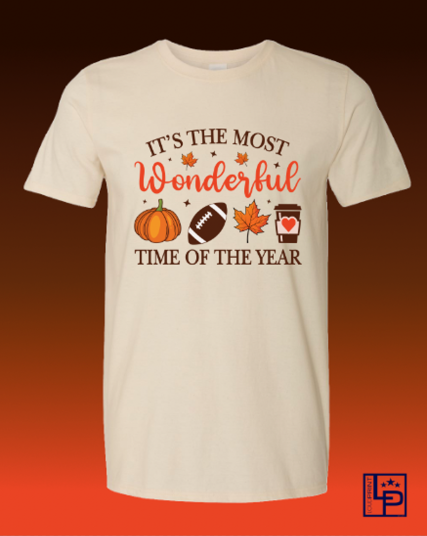The Most Wonderful Time Fall Tshirt