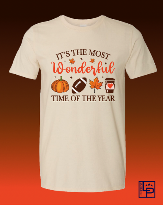 The Most Wonderful Time Fall Tshirt